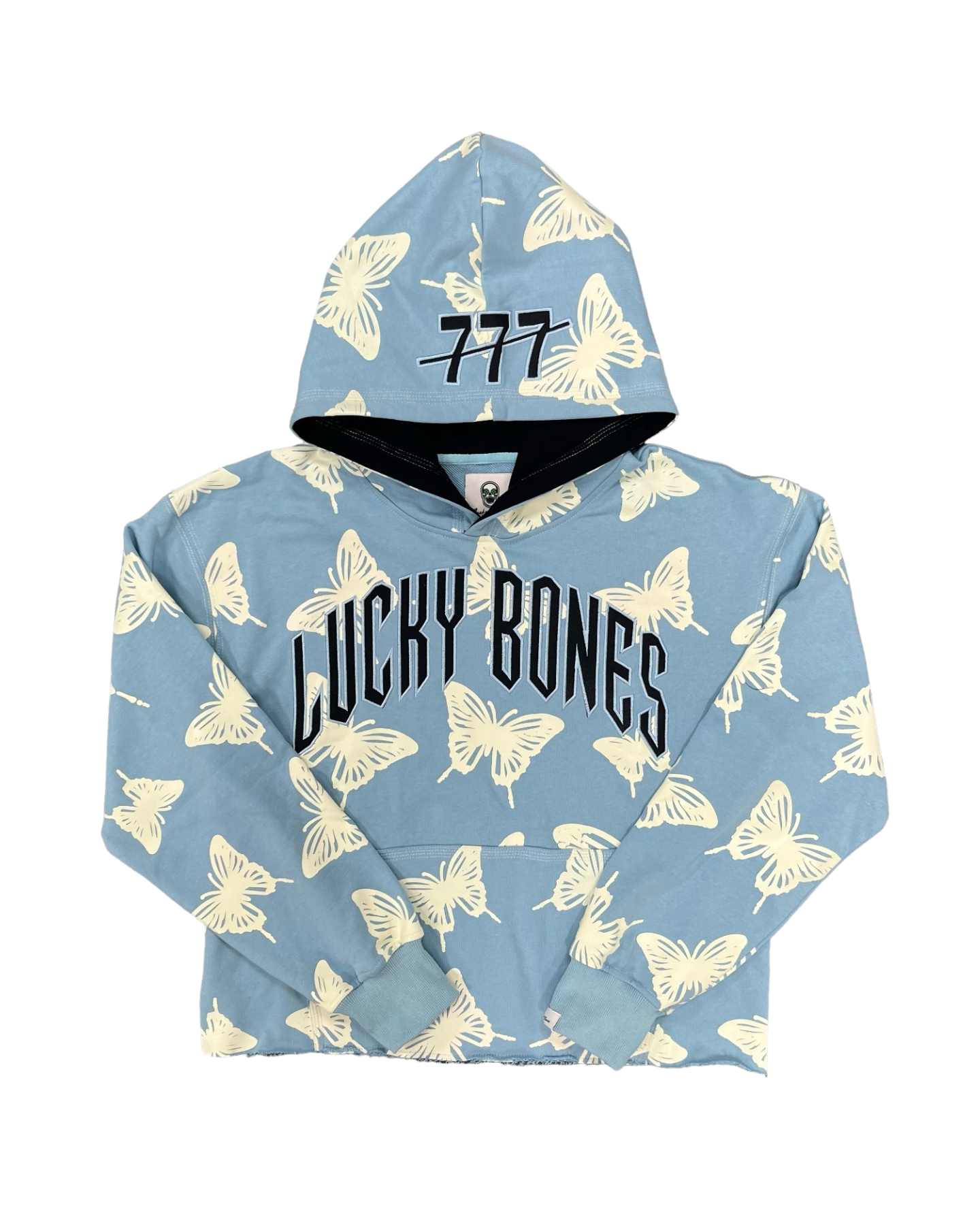 Blue “Butterfly Bones” Hoodie