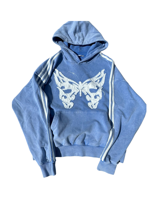 blue “freedom” Track Hoodie