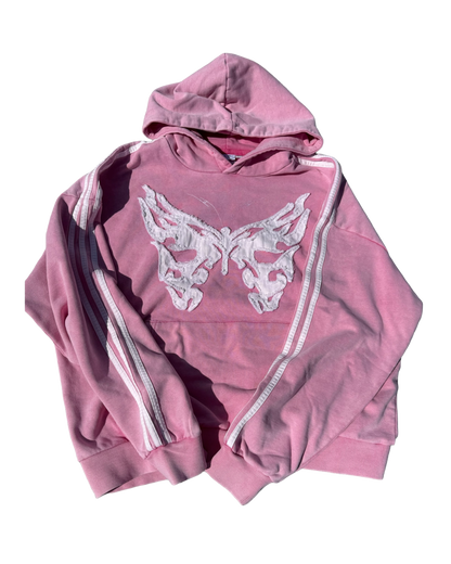 Pink “freedom” Track Hoodie