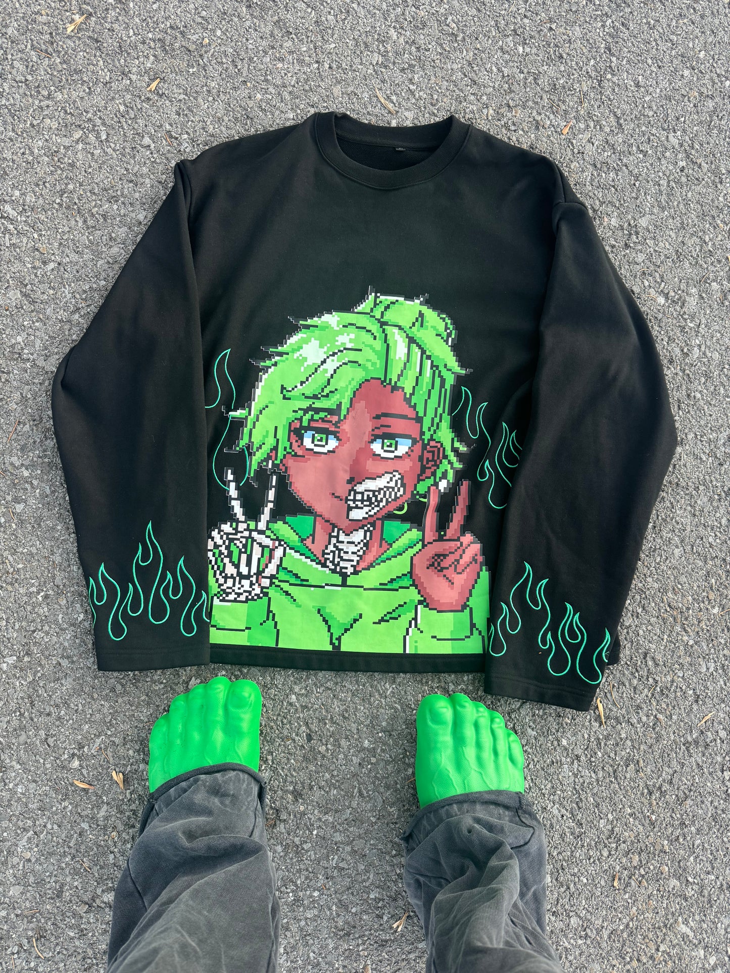 “Close 2Luck” crew neck